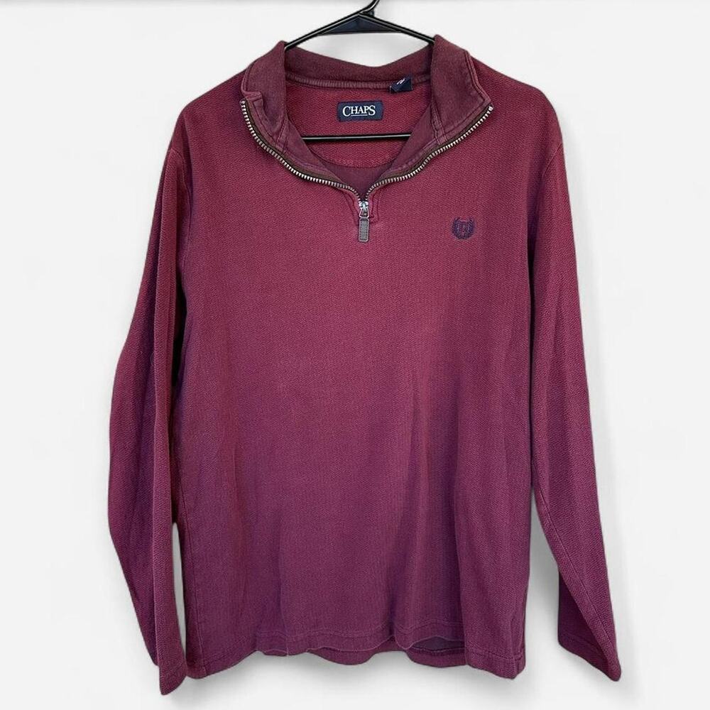 Chaps quarter zip pullover